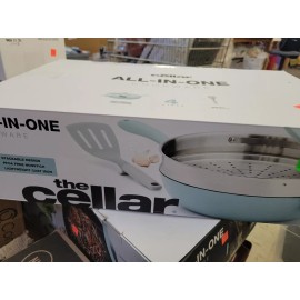 The Cellar All-In-One Pan, Lid, Steamer Insert - with Spatula-CERAMI