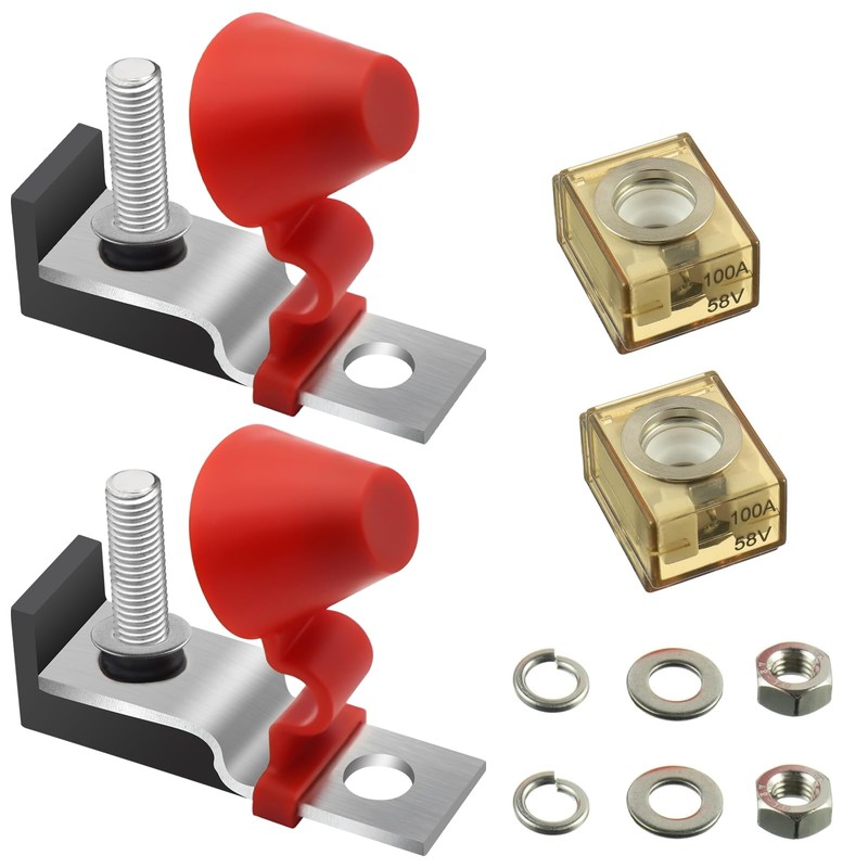 Linkstyle MRBF Terminal Fuse Block, 58V 100AMP Marine Rated Battery