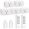 SURAIELEC Remote Control Outlet, Wireless Light Switch - 5 Outlets