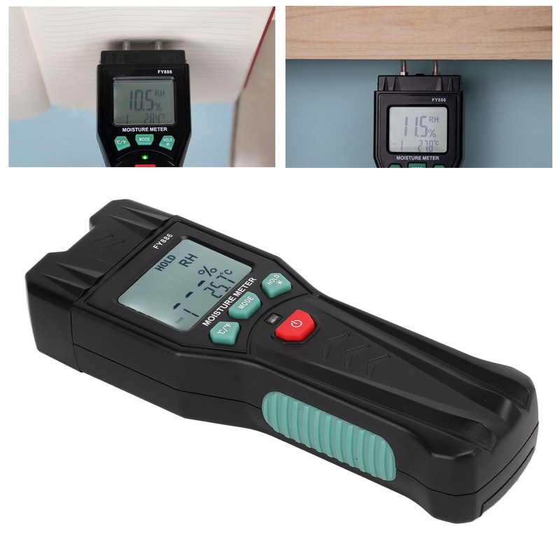 FY886 High Accuracy Digital Wood Moisture Detector Timber Humidity Tester