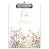APJYM Christian Clipboards, Faith Can Move Mountains Floral Bible Verse