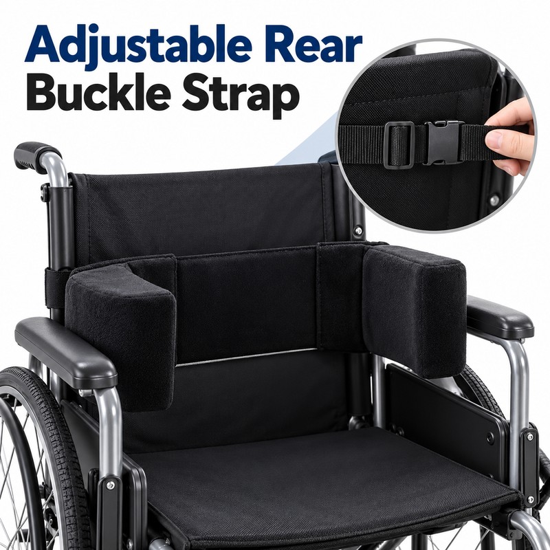 Wheelchair Side Support Pad – Foam Wedge for Added Seating