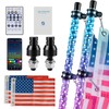 2pcs 4FT UTV Whip Lights for Side by Side, Spiral