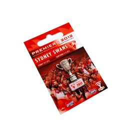 Sydney Swans AFL Premiers 2012 Trophy Lapel Pin
