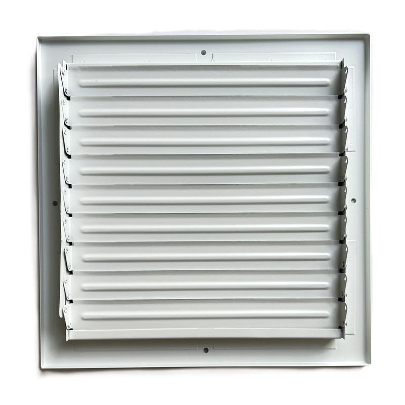 HBW 10"x 10" (Duct Opening Size) 3-Way Stamped Face Steel