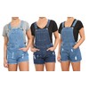 imporio 11 Girls Kids Denim Dungaree Short Length Pinafore Jumpsuit