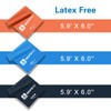A AZURELIFE Resistance Bands,Professional Long Non-Latex Elastic Stretch Bands,Exercise Bands