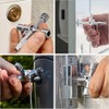 2 Pieces Universal 4-Way Control Cabinet Keys for Various Uses