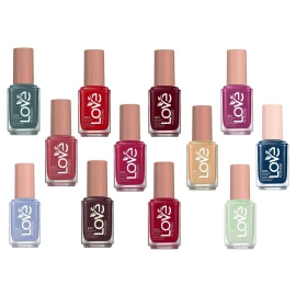 essie LOVE Nail Polish Plant-based, Salon-Quality, Vegan, Set Of 5 Random Colors