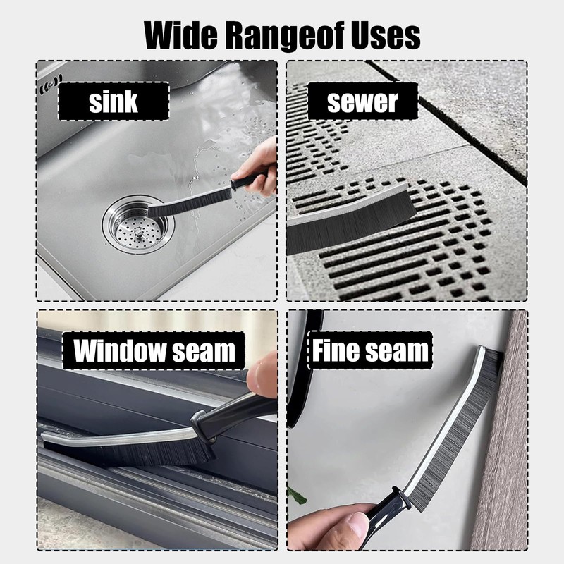 3 Pieces Grout Cleaning Brush, Gap Cleaning Brush, Hard Bristle