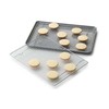 Professional Cross Wire Cooling Rack Half Sheet Pan Grate -