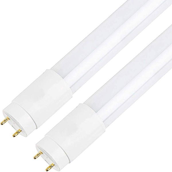 FL20S LED Fluorescent Lamp, 20W Shape, Wide Angle 300°, Daylight White, Light Bulb Color, LED Straight Tube Fluorescent T8, 22.8 inches (58 cm), G13 Base, 20W Equivalent, FL20S, Straight Tube LED Lamp, Glosstata Type (Daylight White, 50 Pieces)
