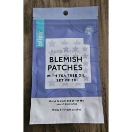 BLISS Pore Patrol Blemish Patches SET OF 30 Deluxe Mini NIP