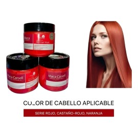 Mascarilla Matizadora Roja Maca Carsell 250ml