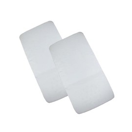 Cuddles Collection Crib Fitted Sheets (White, Pack of 2)