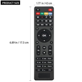 Replacement Remote Compatible with MAG IPTV Set Top Box MAG254 MAG270 MAG256 MAG275 MAG261 MAG350 MAG352 MAG322 MAG250 MAG424 MAG255 MAG257 MAG260 MAG322W1