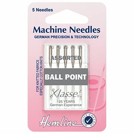 Hemline Machine Needles: Ball Point - Mix