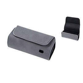 Complete Leather Case for IQOS 3 / IQOS 3 Duo / IQOS2.4 / IQOS2.4 Plus Organiser Iqos, Cover/Case IQOS (Gray Grey)