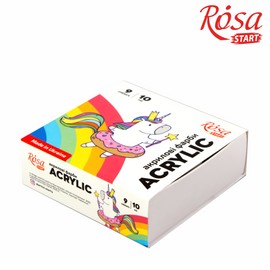 Rosa Start Unicorn Acrylic Paint Set 6 colors (0.34 oz each)