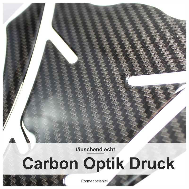 BIKE-label Tank Pad Motorcycle Carbon Black Compatible with Honda X507750VA