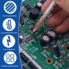 KINGTAIXI Nadhesive Paint Pen,0.7ml Conductive Silver Paste, Adhesive Paint Pen