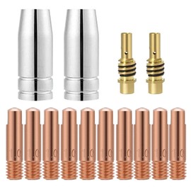 FORTON Mig Welder Tips 30-Pack Welding Tips .030" Contact Tip for Mig Welding Gun, Copper (0.035" Accessory Kit)