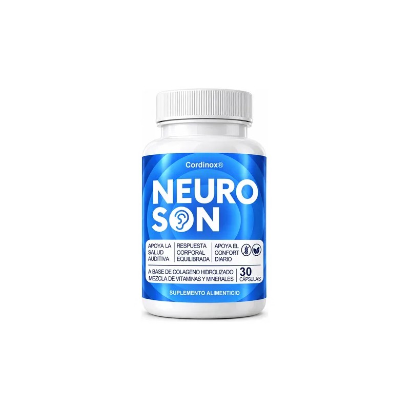 Neuroson Frasco Cápsulas Colageno Hidrolizado Vit Zinc