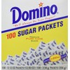DOMINO SUGAR PACKETS - 100/ 3.54g (Pack of 3)