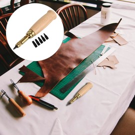 UKCOCO 6 Pcs Leather Alloy Steel Punch Set Automatic Hole Punches Suitable for 1.5mm 2mm 2.5mm 3mm 3.5mm 4mm