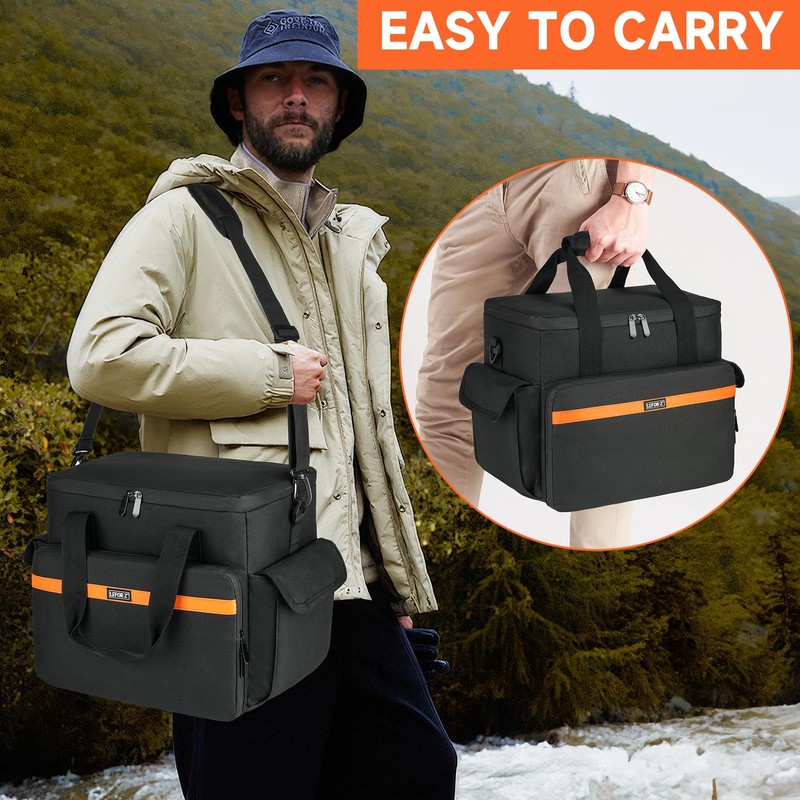 LEFOR·Z Carrying Case Compatible with Jackery Explorer 1000/ECOFLOW River Max/Bluetti