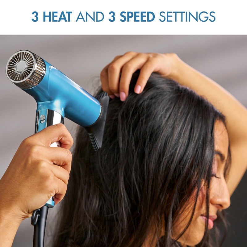 BaBylissPRO Nano Titanium Light Ionic High-Speed Hair Dryer with Diffuser,