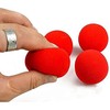 10 Pieces Red Magic Soft Red Sponge Balls Close-up Classic