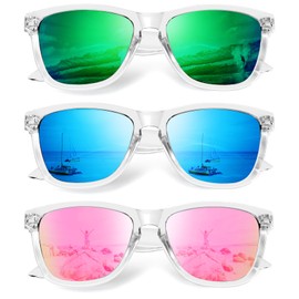 KALIYADI Polarized-Sunglasses Women Men-Sunglasses Trendy: Retro Sun Glasses with UV Protection for Travel Driving