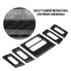 Vent Cover Trims, Qiilu Carbon Fibre Car Interior Air Conditioning