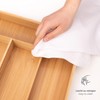 Blumtal Kitchen Drawer Inserts - Bamboo Cutlery Tray for Drawers,