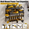 Amoowis Power Tool Organizer, 7 Drill Holder for Tool Organizer,
