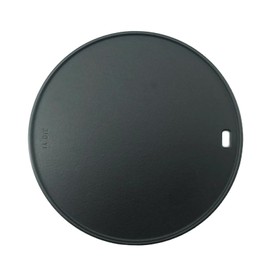 Round Pizza Steel 12" - 3D Cast Creates Gorgeous Crusts, Enamelled Cast Iron Pizza Baking Stone For Oven, Round Griddle, Speed & Even Heating Baking Steel Griddle