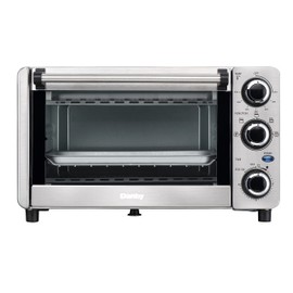 Danby DBTO0412BBSS 0.4 cu ft/12L 4 Slice Countertop Toaster Oven in Stainless Steel Toast, Bake, Broil, Keep Warm functions