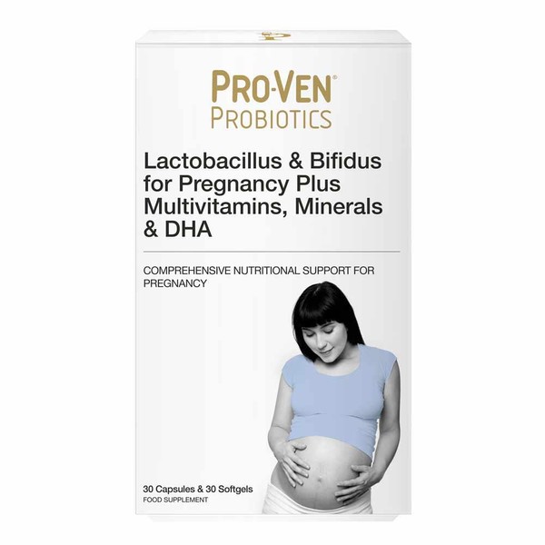 ProVen Pro-Ven Probiotics Lactobacillus & Bifidus for Pregnancy Plus Multivitamins