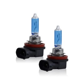 Dewkou 2 Pack Car Light Bulb, H11 Halogen Light Bulb with Super White, PGJ19-2 12V/100W Fog Light Bulb