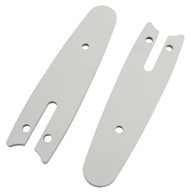 ZZHXSM 2PCS Alloy Chain Saw Guide Bar 13cm Silver Mini Chain Saw Guide Plate Replacement Guide Bar Electric Chain Saw Parts Accessories for Home Garden Work Rainforest Logging