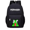 Unspeakable Backpack School Bag, Black