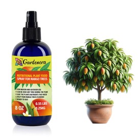 Gardenera Premium Nutritional Plant Food Spray for MANGO - Balanced Nutrition | Excellent for All Live Indoor and Outdoor Mango Trees - 8oz