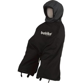BOBIKE Tucanourbano 8015300262 - Waterproof Multifunctional Thermal Cover for Children and Chair to Keep Your Adjustable Baby Warm and Dry, Black