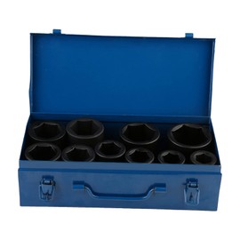 1 Inch impact socket set,Impact Socket Set 1/2 Drive, 10 Piece 36mm, 38mm, 41mm, 46mm, 50mm, 22mm, 24mm, 27mm, 30mm, 32mm Drive Metric Deep Impact Socket Set