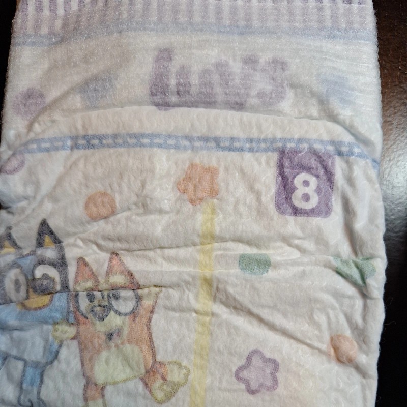 Luvs NEW! Luvs SIZE 8 Diapers Sample of 5 In