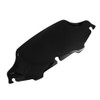 H RUO Black 6 inch Wave Windshield Windscreen for Harley