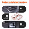 Heutamo Center Console Gear Shift Panel Cup Holder Cover Trim