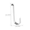 WHAMVOX Stainless Steel Outdoor Siding Hooks 4pcs Metal Hooks for