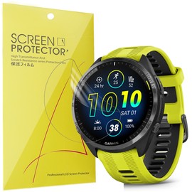 Blueshaweu Compatible for Garmin Forerunner 965 Screen Protector, [6 Pack] Full Coverage TPU Clear Film Compatible for Garmin Forerunner 965 Smartwatch (6 pack)